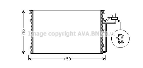 AVA QUALITY COOLING Lauhdutin, ilmastointilaite VO5139